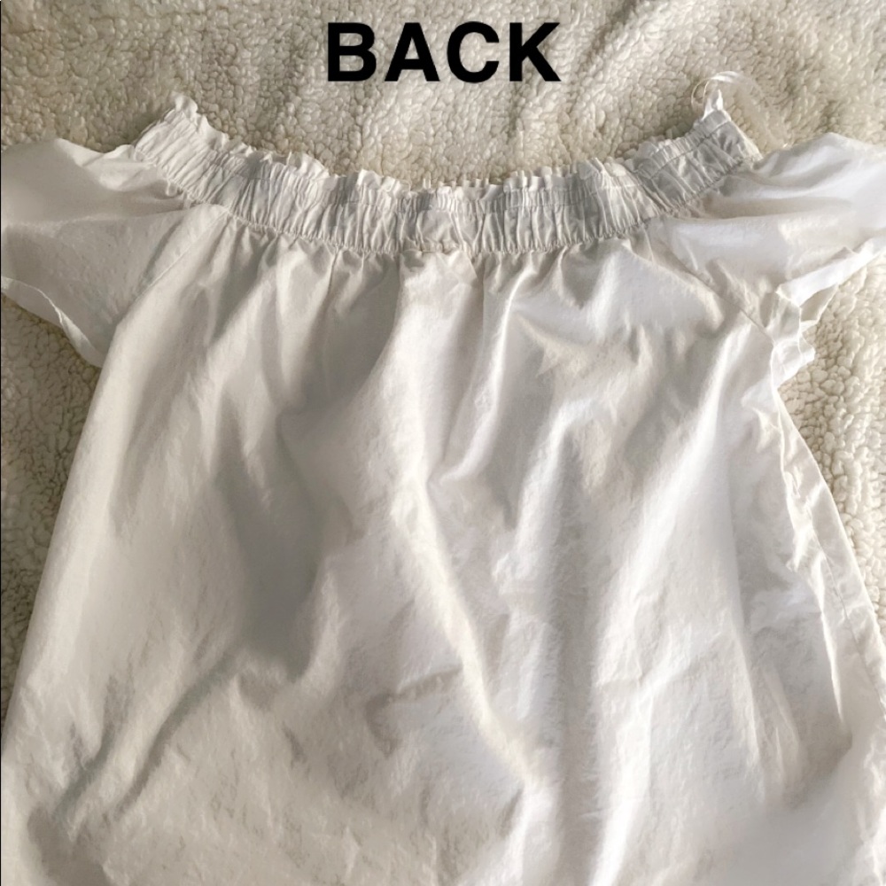 H&M Off the Shoulder Top/Size 4/White